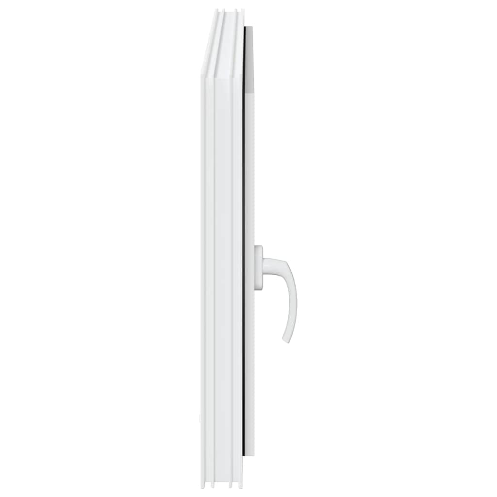vidaXL Fereastră de subsol „RISOR” 100x70 cm oscilo-batantă DIN dreapta, albă