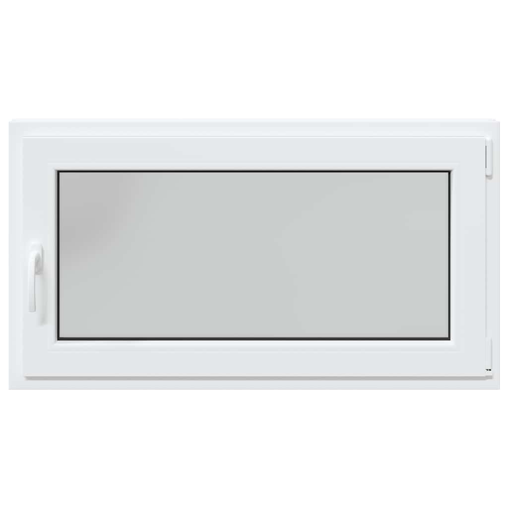 vidaXL Fereastră de subsol RISOR 110x50 cm Pt&Turn DIN dreapta alb vidaXL Fereastră de subsol RISOR 110x50 cm Pt&Turn DIN dreapta alb