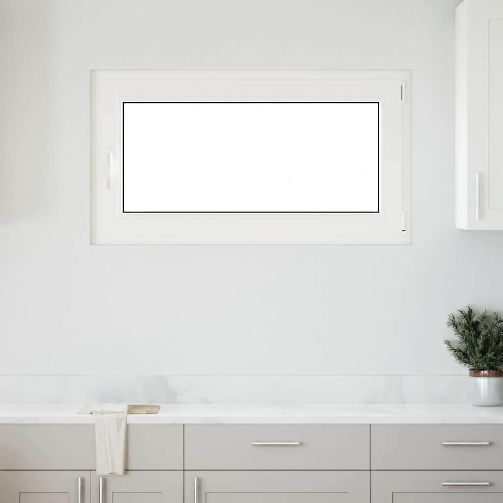 vidaXL Fereastră de subsol RISOR 110x50 cm Pt&Turn DIN dreapta alb vidaXL Fereastră de subsol RISOR 110x50 cm Pt&Turn DIN dreapta alb