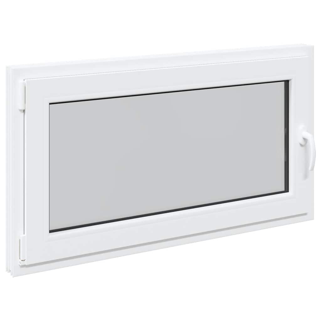 vidaXL Fereastra de subsol RISOR 110x50 cm Pt&Turn DIN stânga alb vidaXL Fereastra de subsol RISOR 110x50 cm Pt&Turn DIN stânga alb