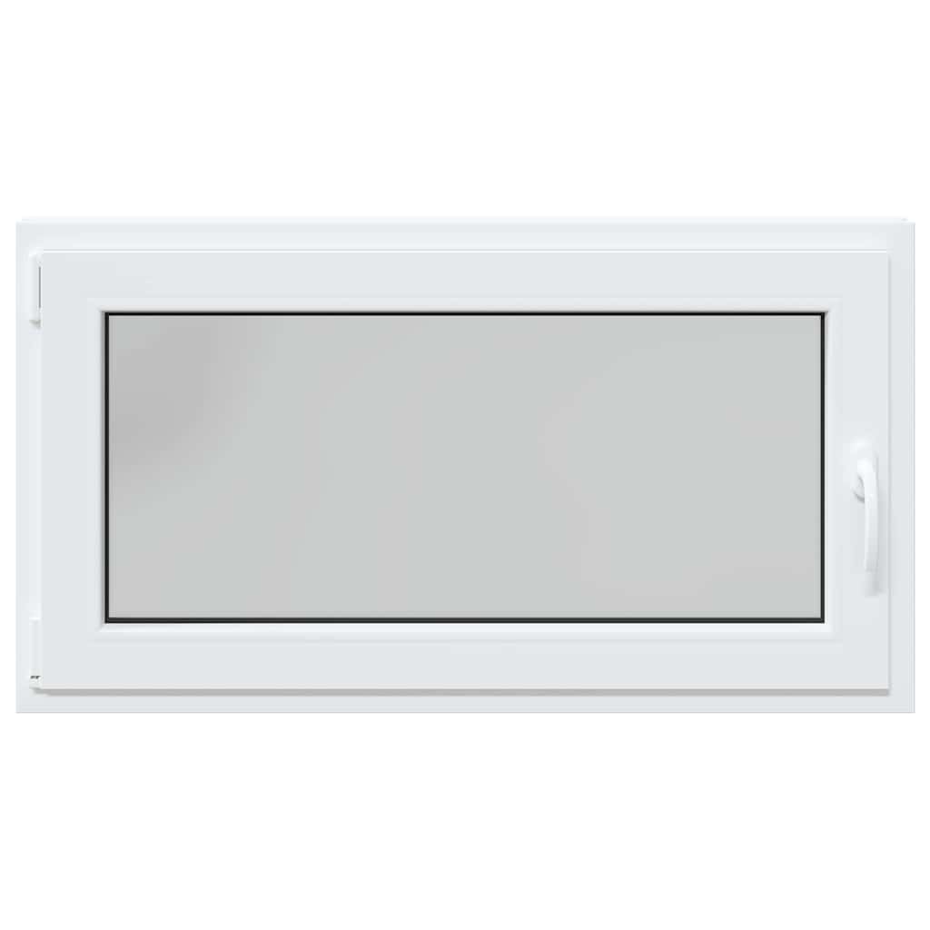 vidaXL Fereastra de subsol RISOR 110x50 cm Pt&Turn DIN stânga alb vidaXL Fereastra de subsol RISOR 110x50 cm Pt&Turn DIN stânga alb