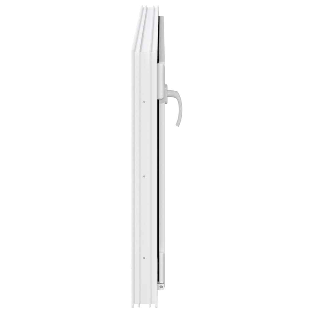 vidaXL Fereastra de subsol RISOR 110x60 cm Pt&Turn DIN stânga alb