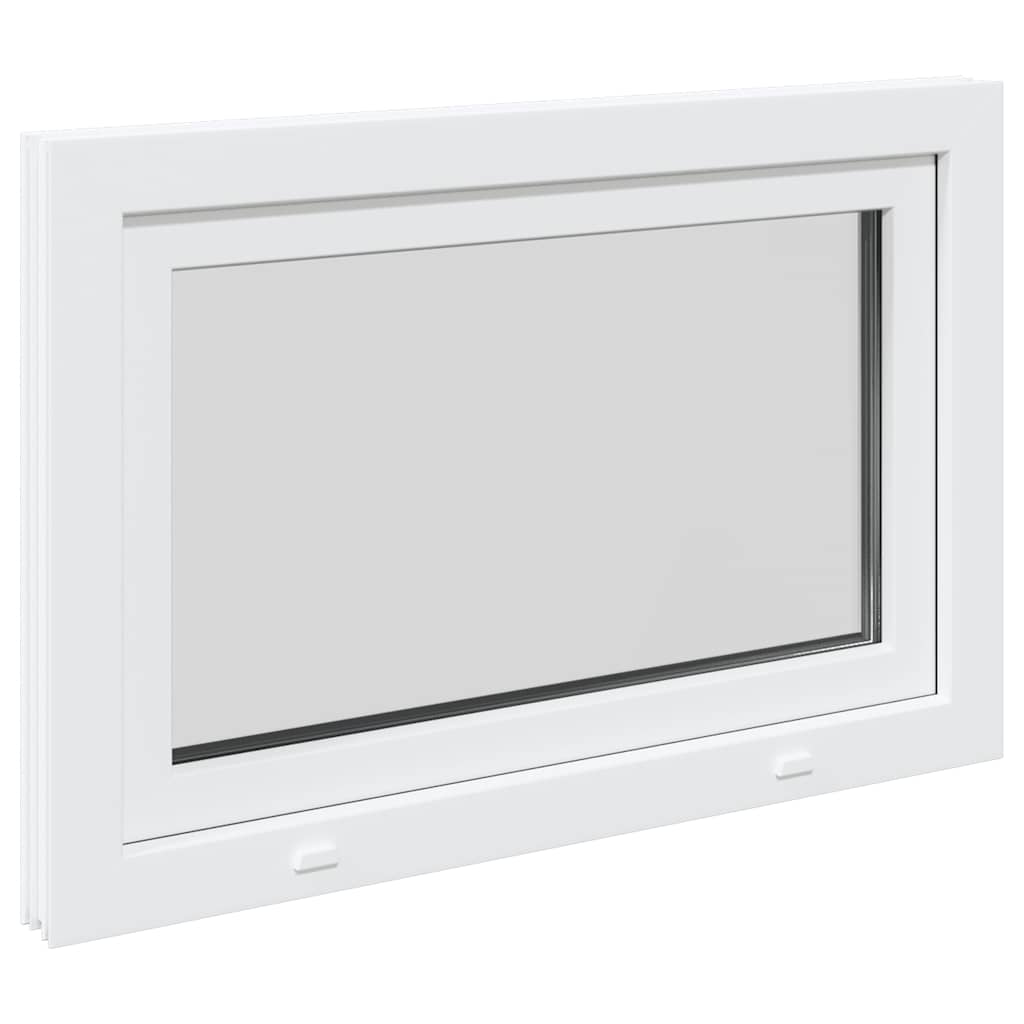 vidaXL Fereastră de subsol „RISOR” 110x70 cm oscilo-batantă DIN dreapta, albă vidaXL Fereastră de subsol „RISOR” 110x70 cm oscilo-batantă DIN dreapta, albă