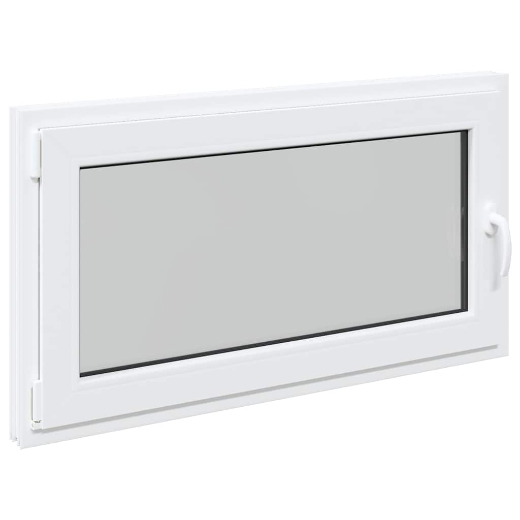 vidaXL Fereastră de subsol „RISOR” 110x70 cm oscilo-batantă DIN stânga, albă vidaXL Fereastră de subsol „RISOR” 110x70 cm oscilo-batantă DIN stânga, albă