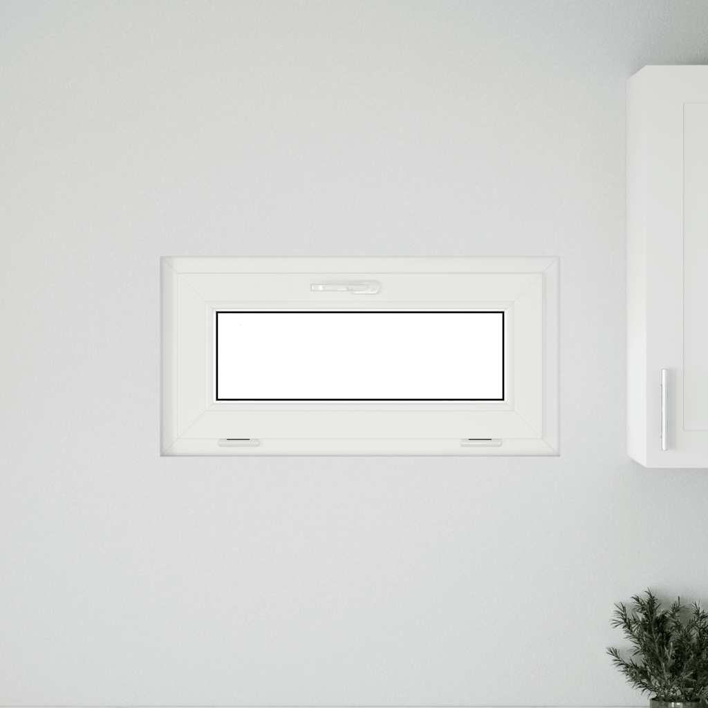 vidaXL Fereastră de subsol „RISOR” 80x40 cm înclinat 3 geam alb vidaXL Fereastră de subsol „RISOR” 80x40 cm înclinat 3 geam alb