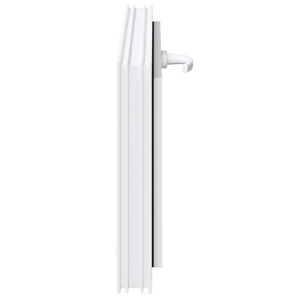 vidaXL Fereastră de subsol „RISOR” 80x40 cm înclinat 3 geam alb vidaXL Fereastră de subsol „RISOR” 80x40 cm înclinat 3 geam alb