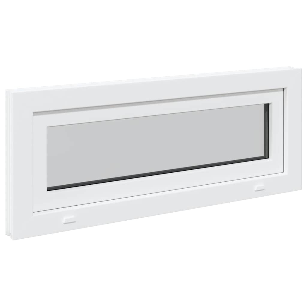 vidaXL Fereastră de subsol „RISOR” 100x40 cm înclinat 3 geam alb vidaXL Fereastră de subsol „RISOR” 100x40 cm înclinat 3 geam alb