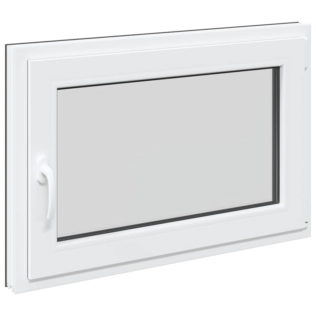 vidaXL Fereastră de subsol „RISOR” 90x70 cm oscilo-batantă DIN dreapta antracit vidaXL Fereastră de subsol „RISOR” 90x70 cm oscilo-batantă DIN dreapta antracit