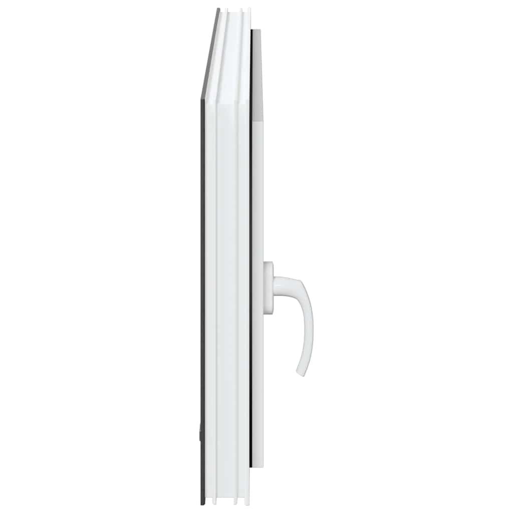 vidaXL Fereastră de subsol „RISOR” 100x50 cm oscilo-batantă DIN dreapta antracit