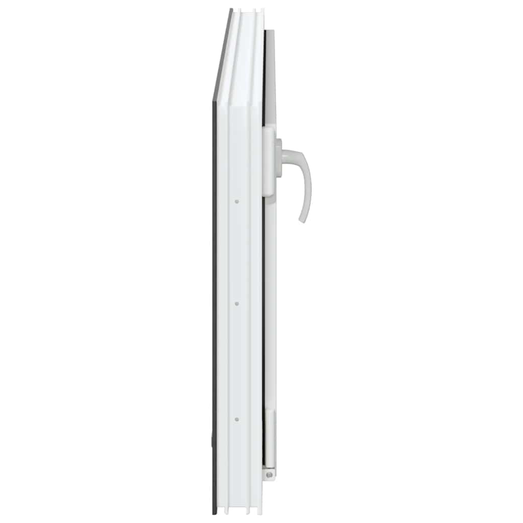 vidaXL Fereastră de subsol „RISOR” 100x50 cm oscilo-batantă DIN stânga antracit