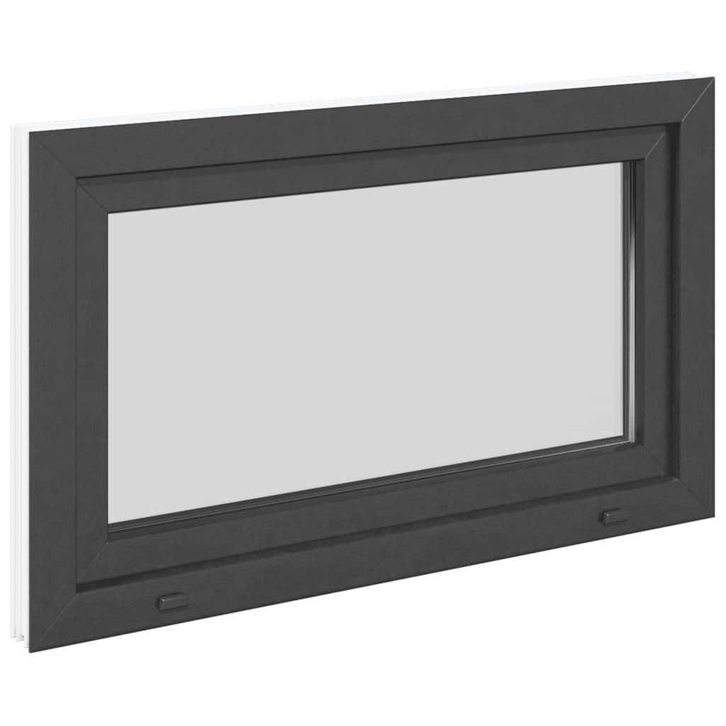 vidaXL Fereastră de subsol „RISOR” 100x70 cm oscilo-batantă DIN stânga antracit vidaXL Fereastră de subsol „RISOR” 100x70 cm oscilo-batantă DIN stânga antracit