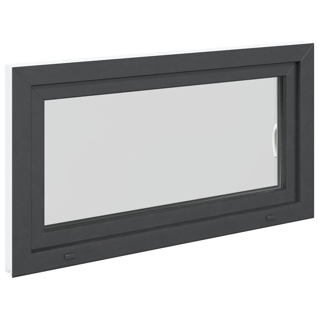 vidaXL Fereastră de subsol RISOR 110x50cm Pt&Turn DIN dreapta antracit vidaXL Fereastră de subsol RISOR 110x50cm Pt&Turn DIN dreapta antracit
