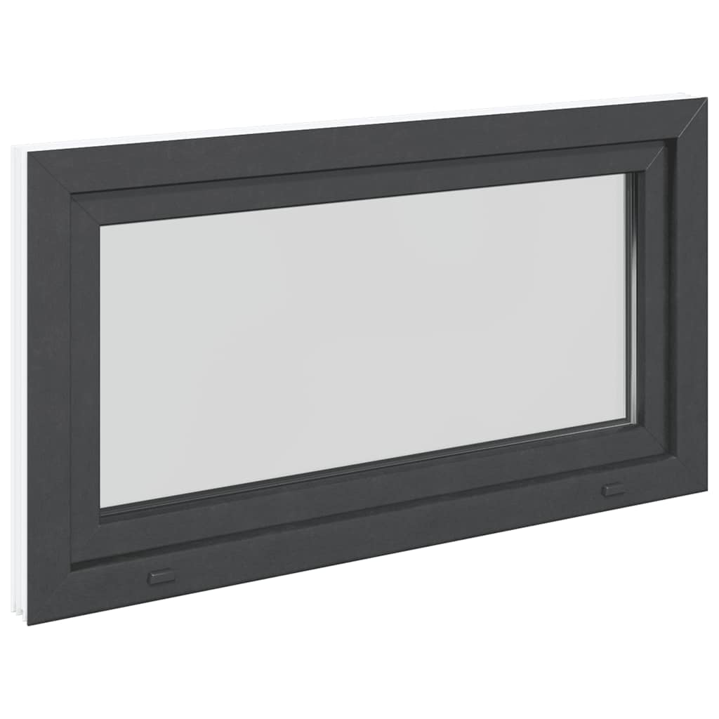 vidaXL Fereastra de subsol RISOR 110x60 cm Pt&Turn DIN stânga antracit vidaXL Fereastra de subsol RISOR 110x60 cm Pt&Turn DIN stânga antracit