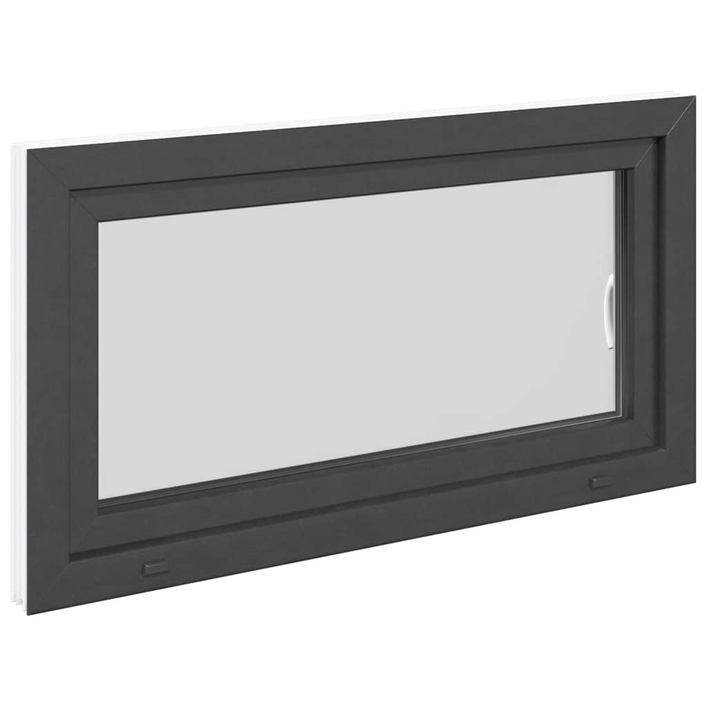 vidaXL Fereastră de subsol „RISOR” 110x70 cm oscilo-batantă DIN dreapta antracit vidaXL Fereastră de subsol „RISOR” 110x70 cm oscilo-batantă DIN dreapta antracit