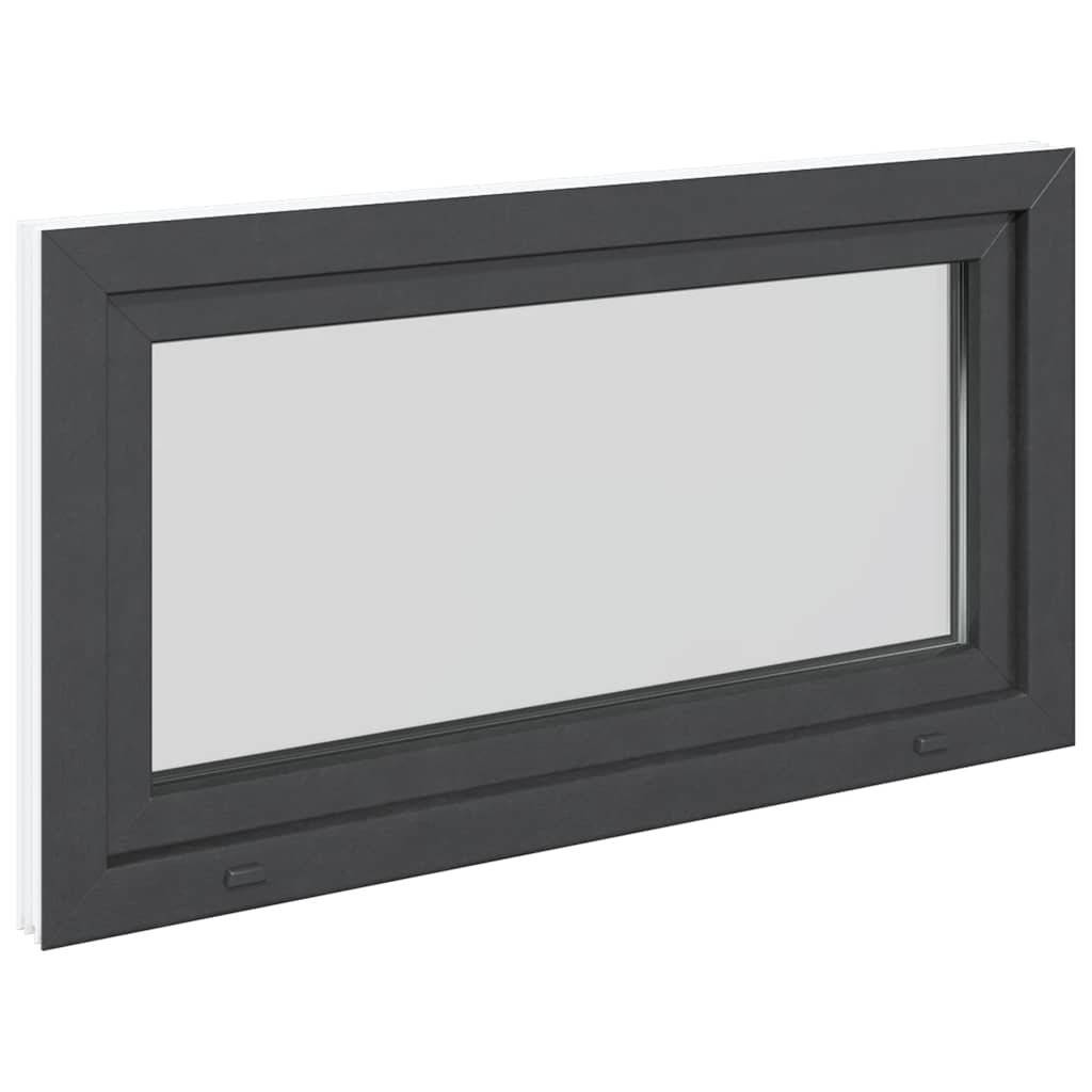 vidaXL Fereastră de subsol „RISOR” 110x70 cm oscilo-batantă DIN stânga antracit vidaXL Fereastră de subsol „RISOR” 110x70 cm oscilo-batantă DIN stânga antracit