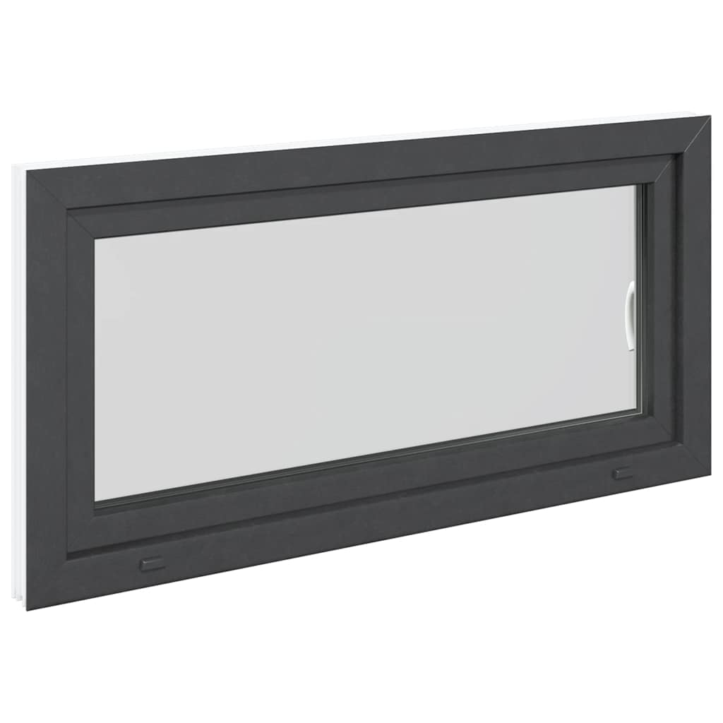 vidaXL Fereastră de subsol RISOR 120x60cm Pt&Turn DIN dreapta antracit vidaXL Fereastră de subsol RISOR 120x60cm Pt&Turn DIN dreapta antracit