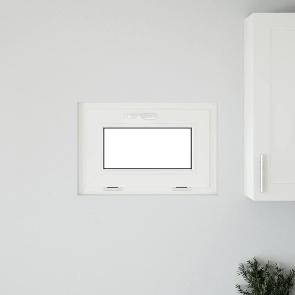 vidaXL Fereastră de subsol RISOR 60x40 cm înclinat 2 geamuri Antracit vidaXL Fereastră de subsol RISOR 60x40 cm înclinat 2 geamuri Antracit