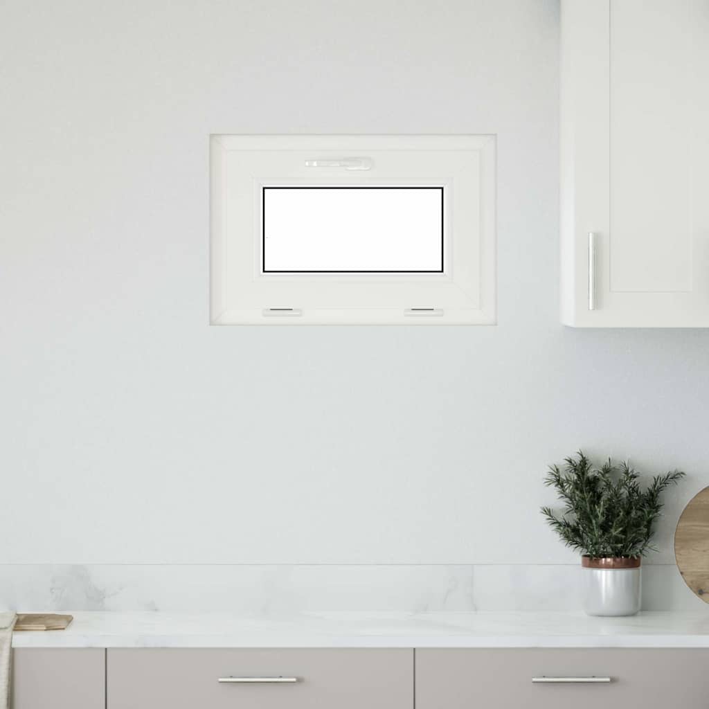 vidaXL Fereastră de subsol RISOR 60x40 cm înclinat 2 geamuri Antracit vidaXL Fereastră de subsol RISOR 60x40 cm înclinat 2 geamuri Antracit