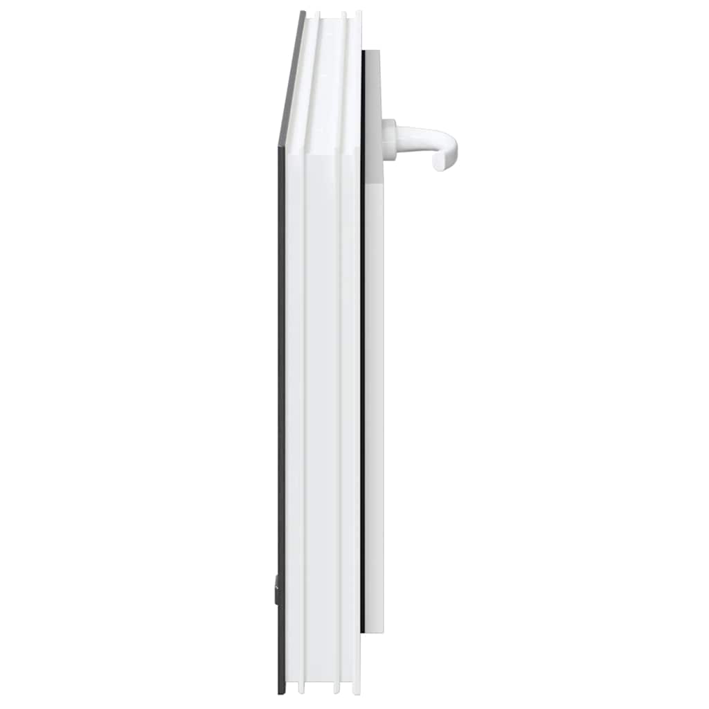 vidaXL Fereastră de subsol RISOR 80x40 cm înclinat 2 geamuri Antracit vidaXL Fereastră de subsol RISOR 80x40 cm înclinat 2 geamuri Antracit