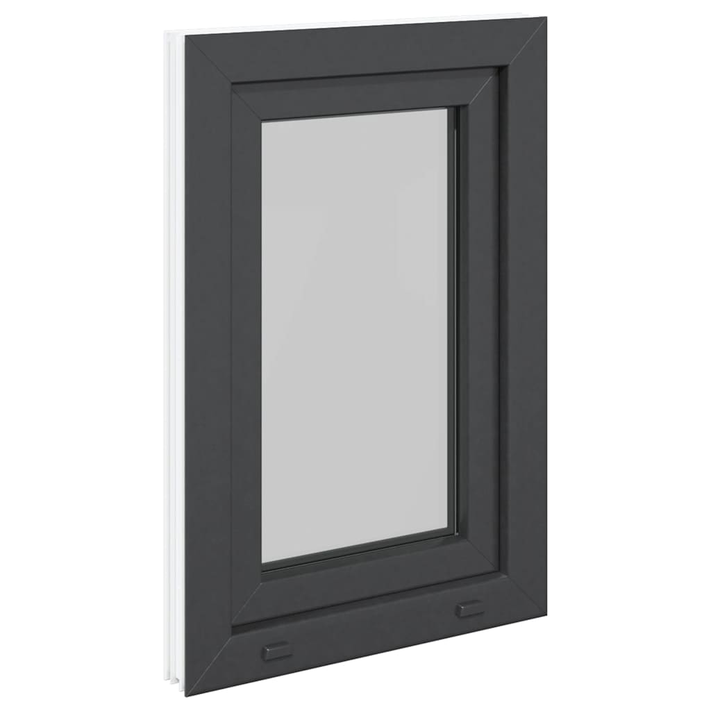 vidaXL Fereastră de subsol „RISOR” 50x75 cm oscilo-batantă DIN dreapta antracit vidaXL Fereastră de subsol „RISOR” 50x75 cm oscilo-batantă DIN dreapta antracit
