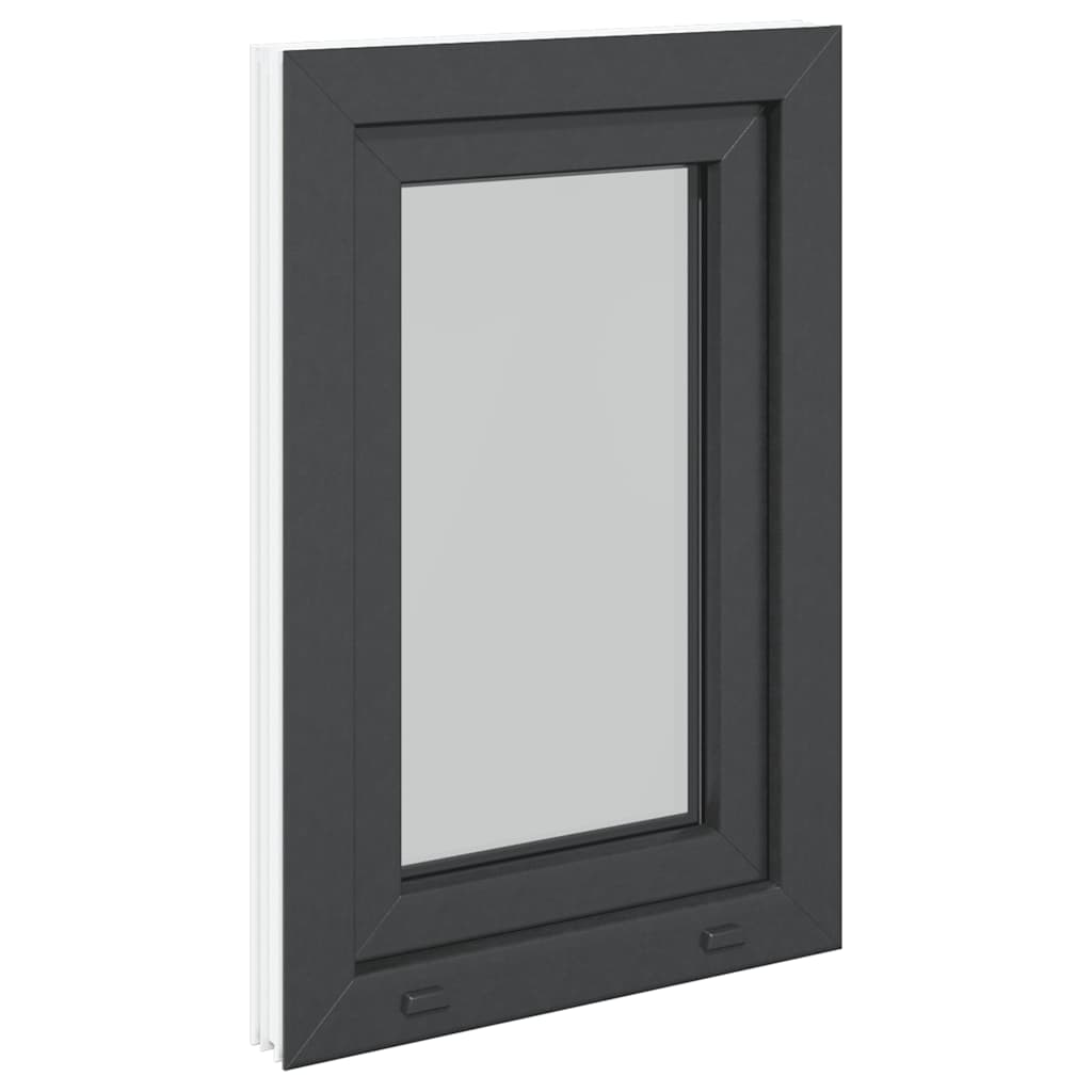 vidaXL Fereastră de subsol „RISOR” 50x75 cm oscilo-batantă DIN stânga antracit vidaXL Fereastră de subsol „RISOR” 50x75 cm oscilo-batantă DIN stânga antracit