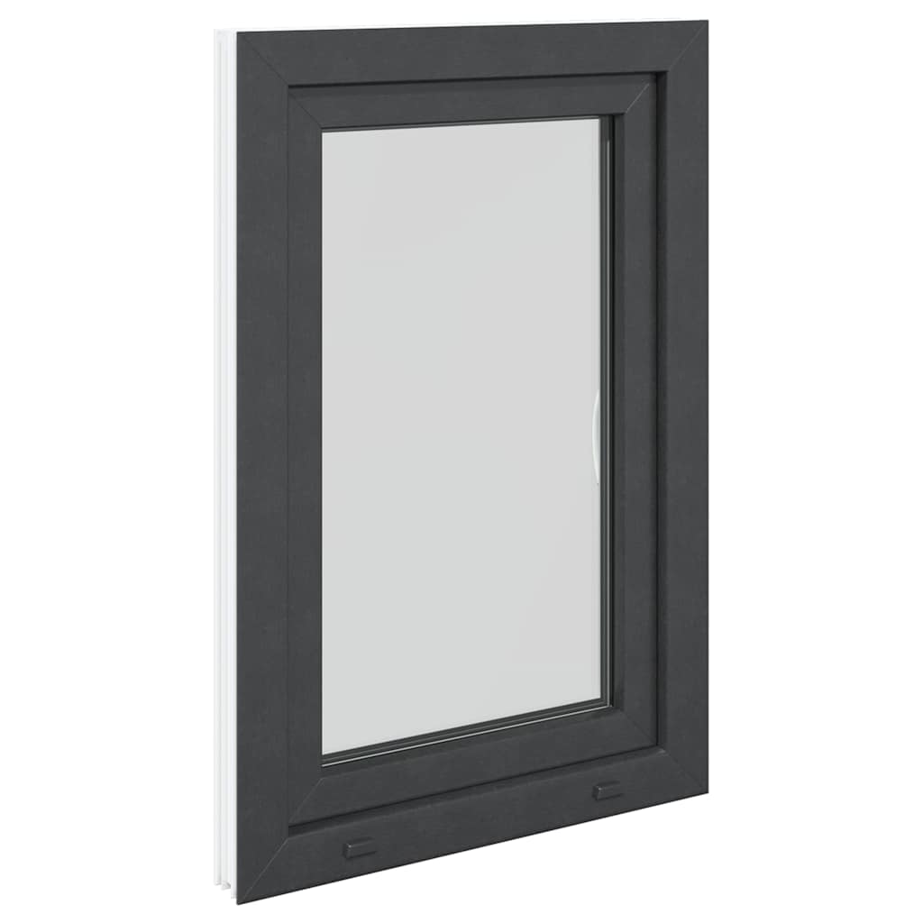 vidaXL Fereastră de subsol 60x90 cm Pt&Turn DIN dreapta Antracit vidaXL Fereastră de subsol 60x90 cm Pt&Turn DIN dreapta Antracit
