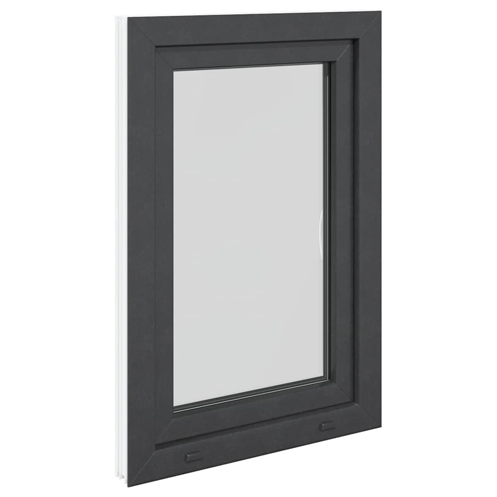 vidaXL Fereastră de subsol „RISOR” 60x100 cm oscilo-batantă DIN dreapta antracit vidaXL Fereastră de subsol „RISOR” 60x100 cm oscilo-batantă DIN dreapta antracit