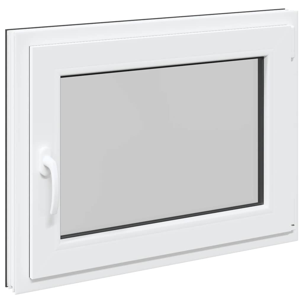 vidaXL Fereastră de subsol „RISOR” 80x60 cm oscilo-batantă DIN dreapta antracit vidaXL Fereastră de subsol „RISOR” 80x60 cm oscilo-batantă DIN dreapta antracit