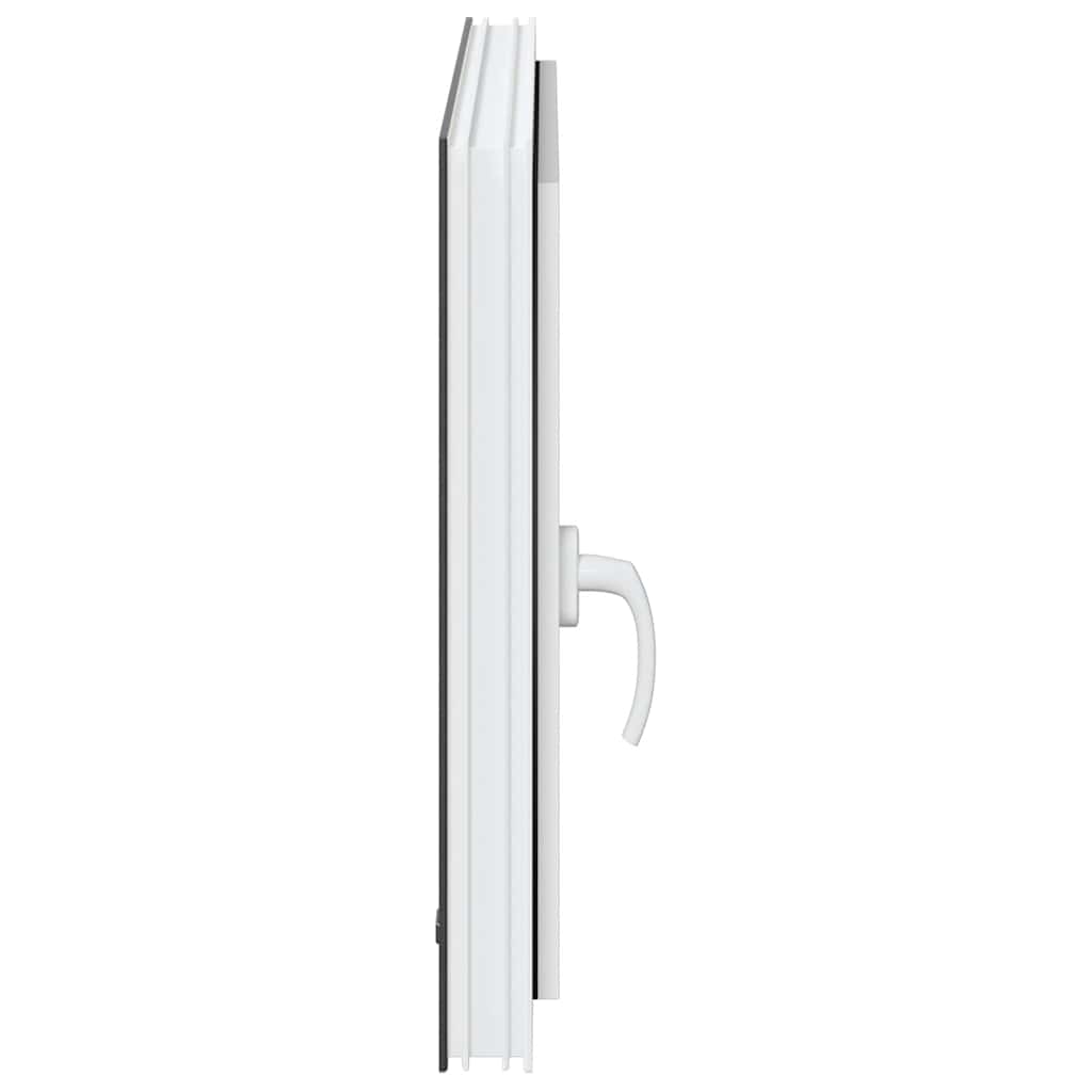 vidaXL Fereastră de subsol „RISOR” 80x70 cm oscilo-batantă DIN dreapta antracit