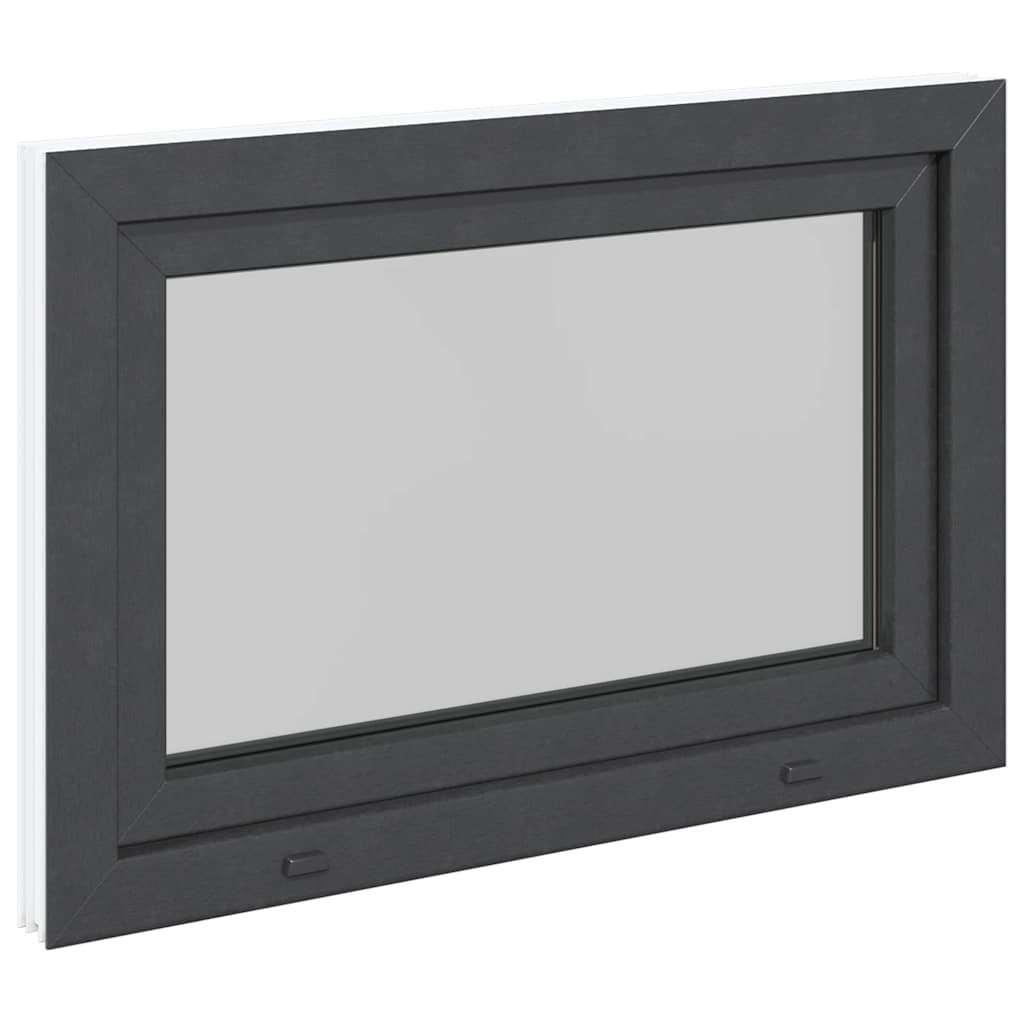 vidaXL Fereastră de subsol „RISOR” 90x50 cm oscilo-batantă DIN dreapta antracit vidaXL Fereastră de subsol „RISOR” 90x50 cm oscilo-batantă DIN dreapta antracit