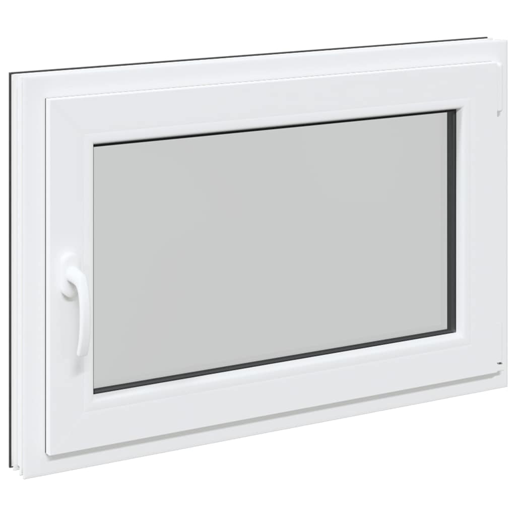 vidaXL Fereastră de subsol „RISOR” 90x60 cm oscilo-batantă DIN dreapta antracit vidaXL Fereastră de subsol „RISOR” 90x60 cm oscilo-batantă DIN dreapta antracit