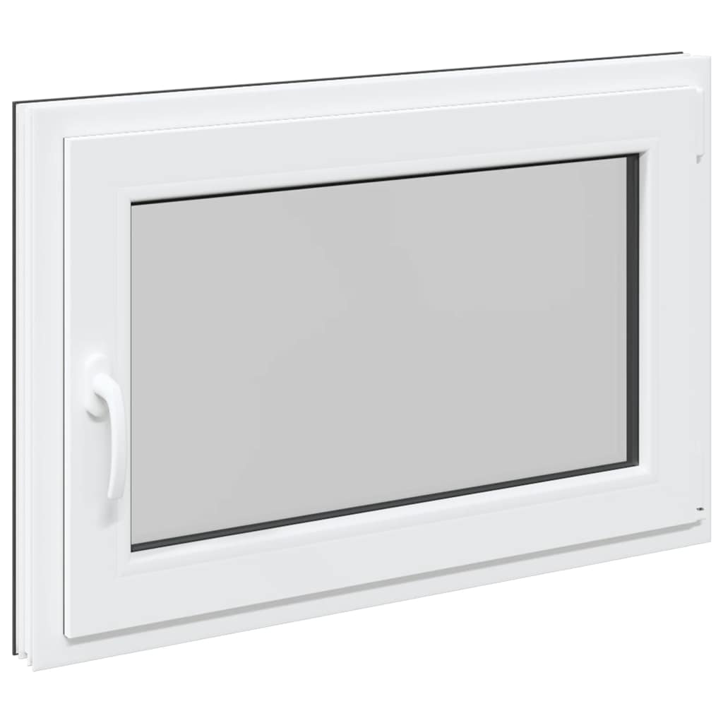 vidaXL Fereastră de subsol „RISOR” 90x70 cm oscilo-batantă DIN dreapta antracit vidaXL Fereastră de subsol „RISOR” 90x70 cm oscilo-batantă DIN dreapta antracit