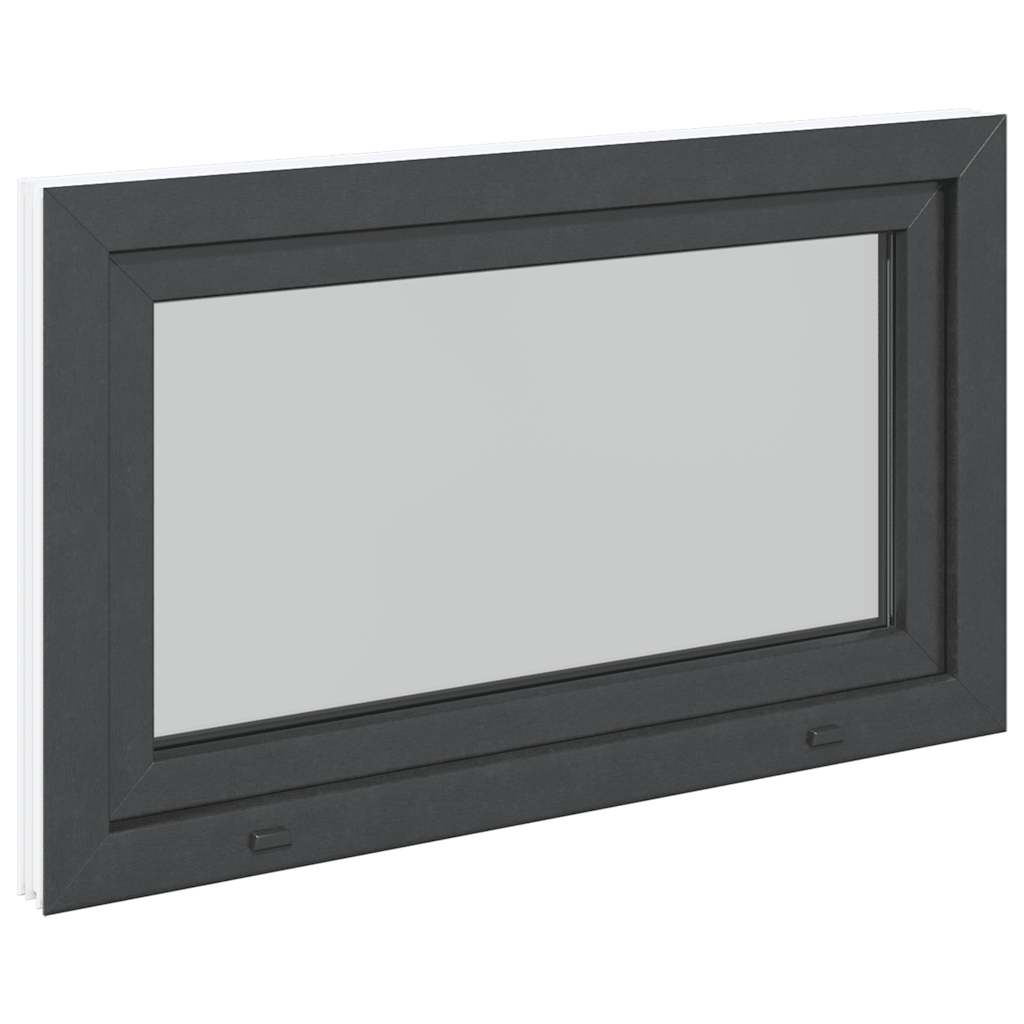 vidaXL Fereastră de subsol „RISOR” 100x50 cm oscilo-batantă DIN stânga antracit vidaXL Fereastră de subsol „RISOR” 100x50 cm oscilo-batantă DIN stânga antracit
