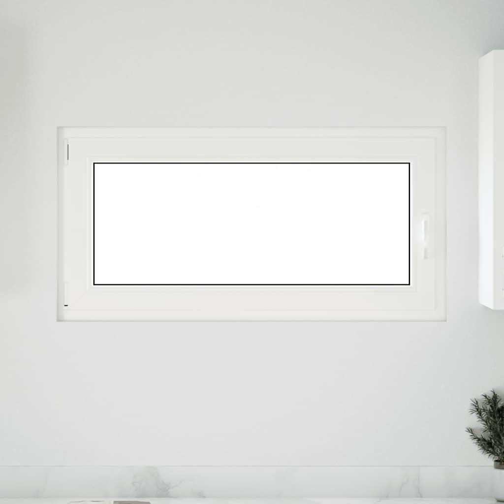 vidaXL Fereastra de subsol RISOR 120x60 cm Pt&Turn DIN stânga antracit