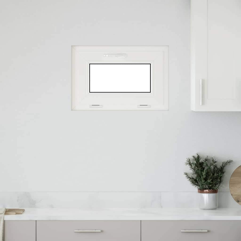 vidaXL Fereastră de subsol RISOR 60x40 cm înclinat 3 geamuri Antracit vidaXL Fereastră de subsol RISOR 60x40 cm înclinat 3 geamuri Antracit