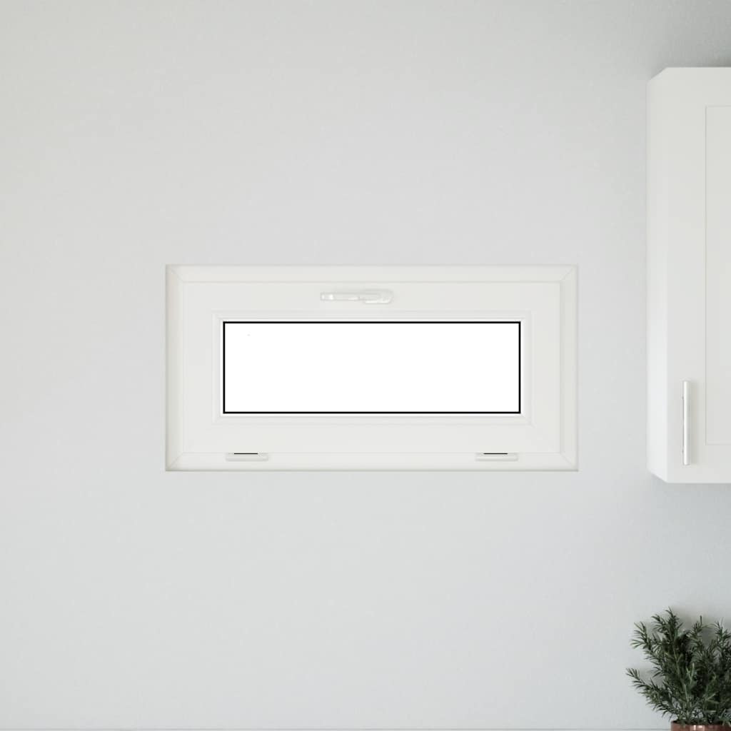 vidaXL Fereastră de subsol RISOR 80x40 cm înclinat 3 geamuri Antracit vidaXL Fereastră de subsol RISOR 80x40 cm înclinat 3 geamuri Antracit
