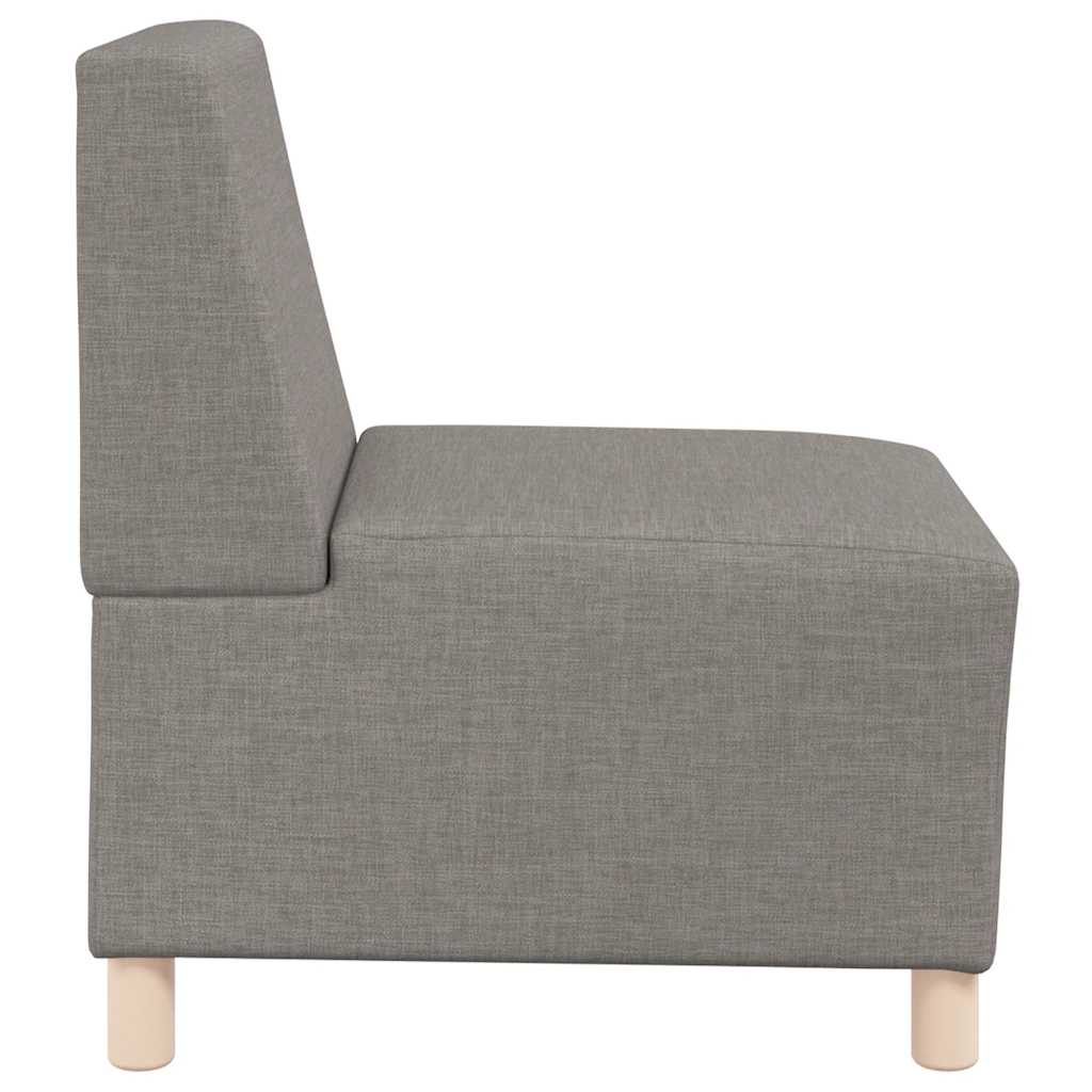 vidaXL Canapea Scaun fără brațe, gri taupe, 55 cm, material textil