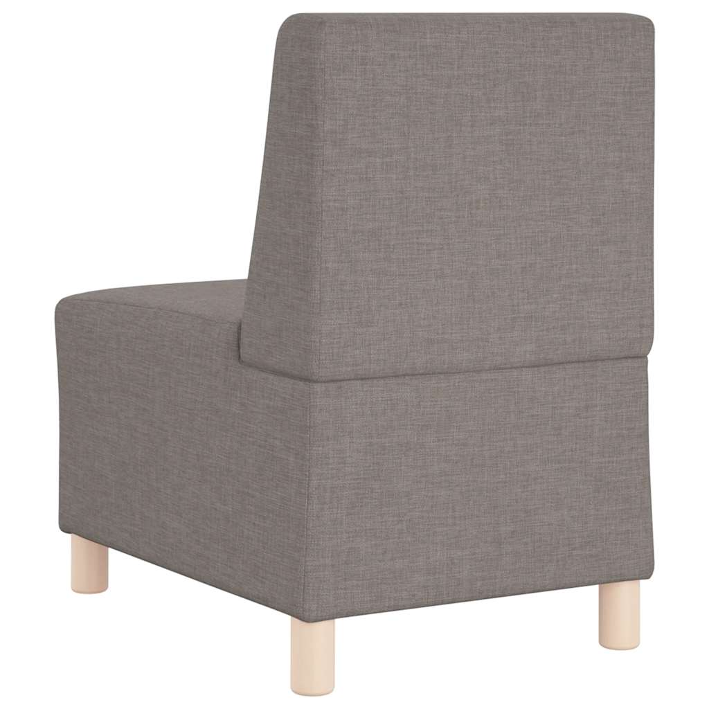 vidaXL Canapea Scaun fără brațe, gri taupe, 55 cm, material textil