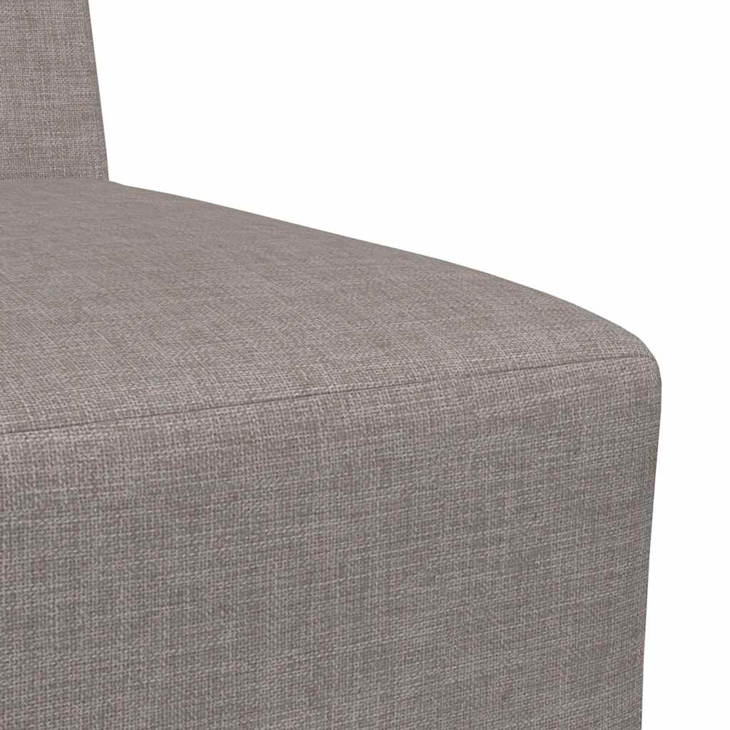 vidaXL Canapea Scaun fără brațe, gri taupe, 55 cm, material textil