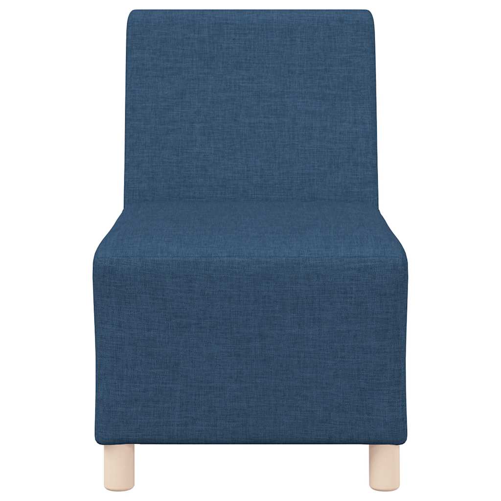 vidaXL Canapea Scaun fără brațe, albastru, 55 cm, material textil vidaXL Canapea Scaun fără brațe, albastru, 55 cm, material textil