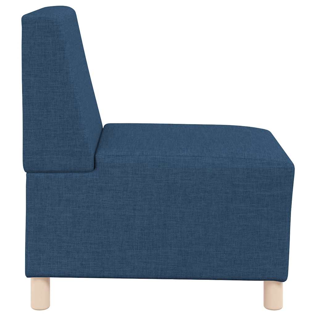 vidaXL Canapea Scaun fără brațe, albastru, 55 cm, material textil vidaXL Canapea Scaun fără brațe, albastru, 55 cm, material textil
