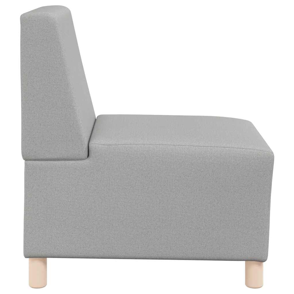 vidaXL Canapea Scaun fără brațe Cloud Gri 55 cm Tesatura vidaXL Canapea Scaun fără brațe Cloud Gri 55 cm Tesatura