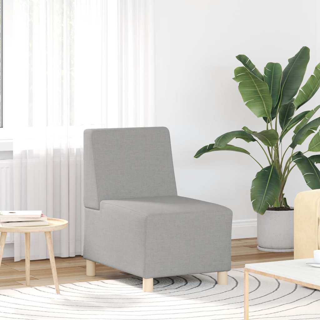vidaXL Canapea Scaun fără brațe Cloud Gri 55 cm Tesatura vidaXL Canapea Scaun fără brațe Cloud Gri 55 cm Tesatura