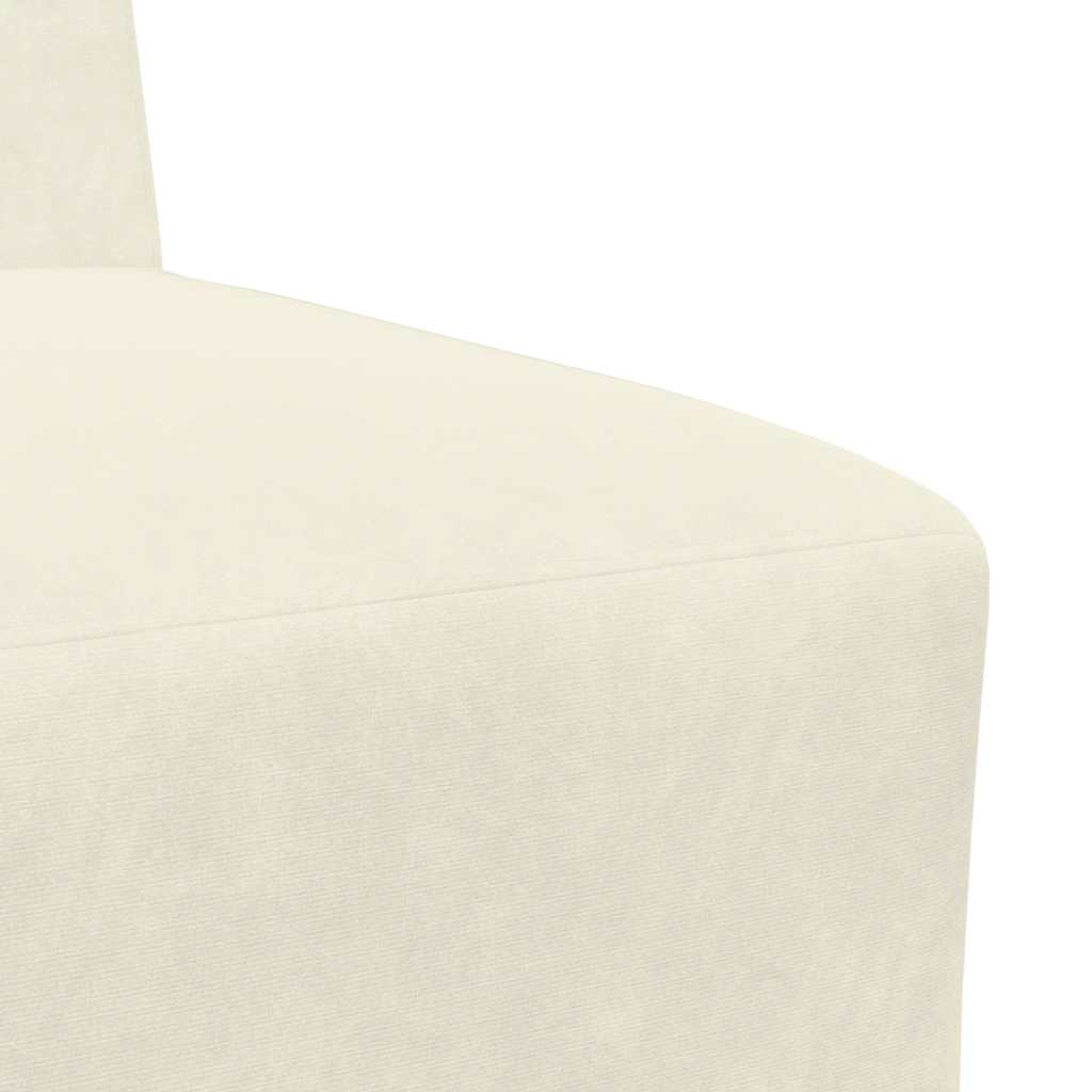 vidaXL Canapea Scaun fără brațe Crem 55 cm Catifea vidaXL Canapea Scaun fără brațe Crem 55 cm Catifea