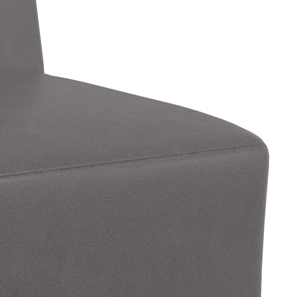 vidaXL Unitate Sofa Modulară Fără Brațe Gri 55 x 74 x 82 cm