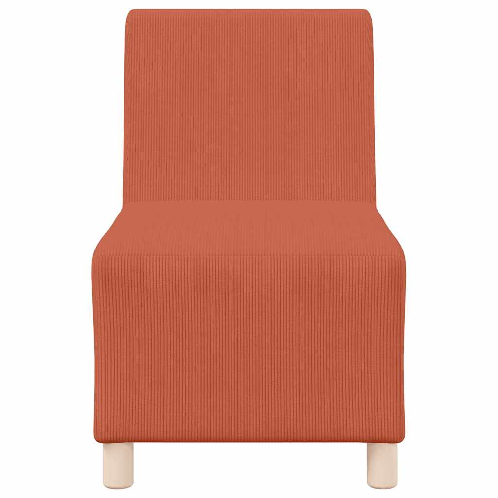 vidaXL Unitate Sofa Modulară Fără Brațe Portocaliu 55 x 74 x 82 cm