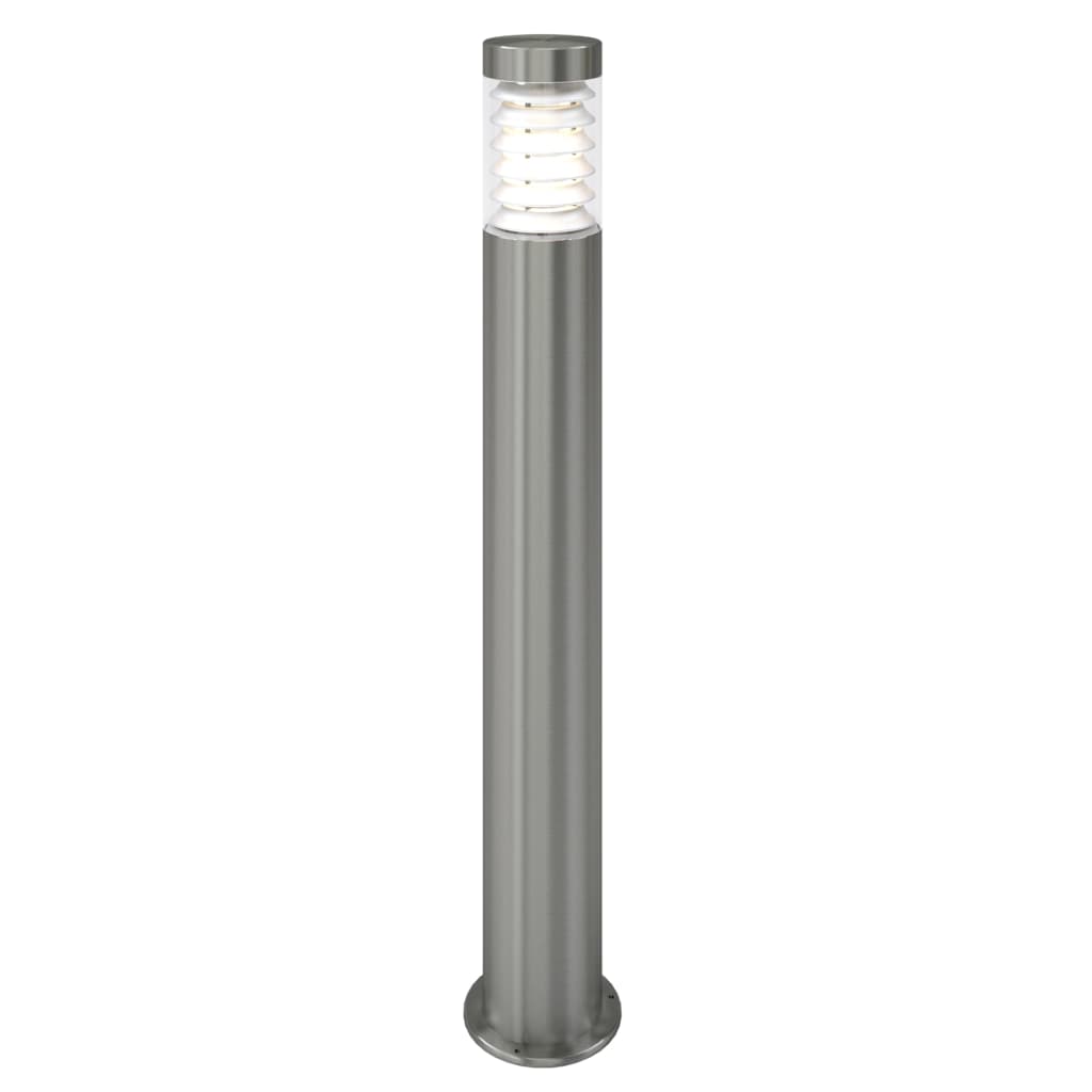 vidaXL Lampă cu stâlp de exterior, lampă de podea, oțel inoxidabil