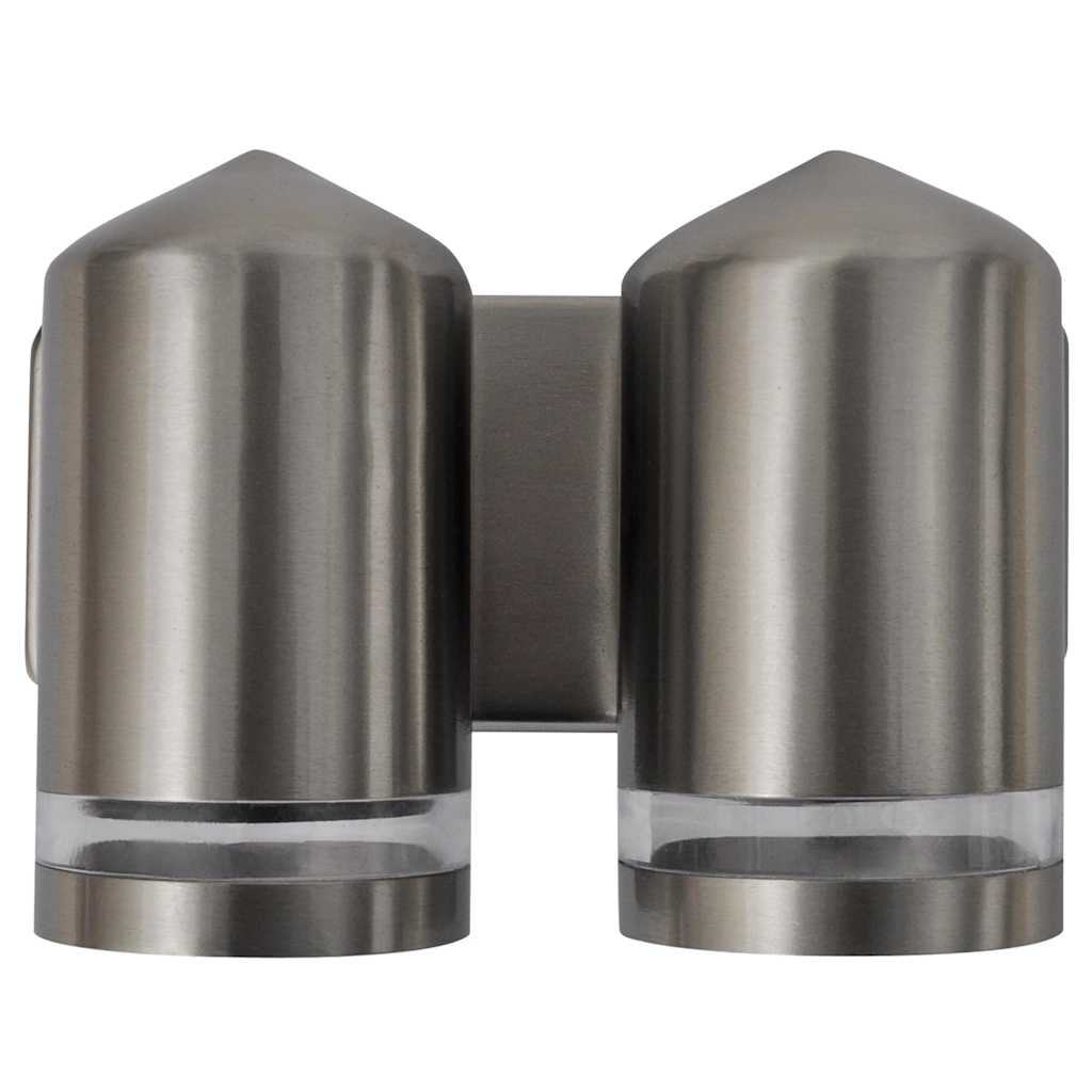 Lampă de perete cu LED, cap conic, oțel inoxidabil Lampă de perete cu LED, cap conic, oțel inoxidabil