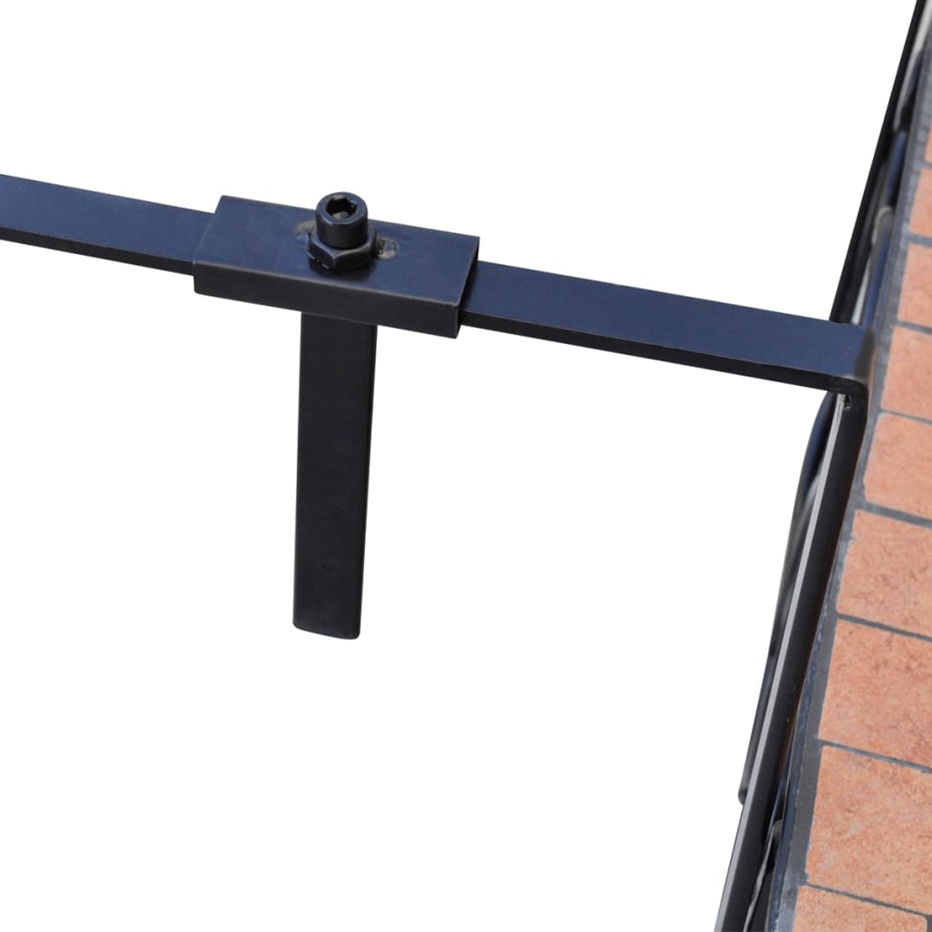 vidaXL Masă de balcon suspendată, cărămiziu, mozaic