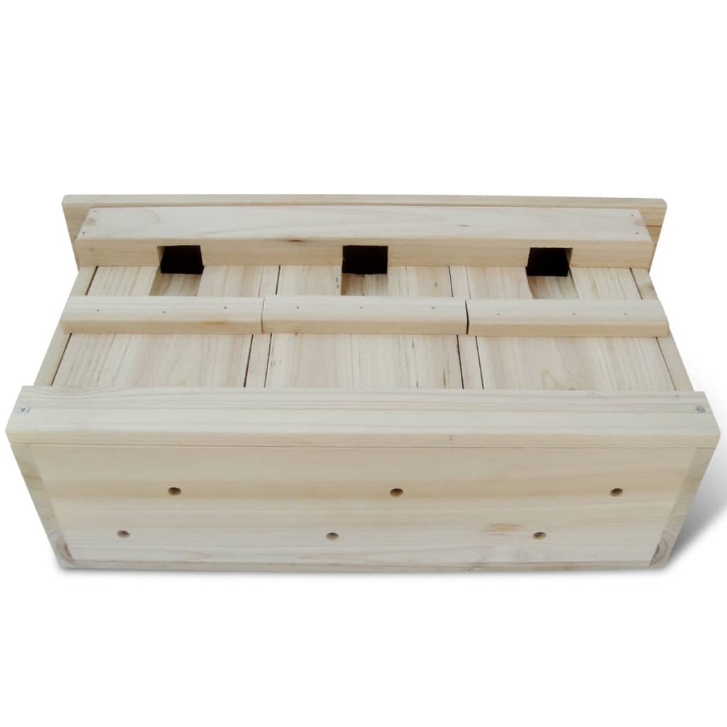 Căsuță cuiburi vrăbii 44 x 15,5 x 21,5 cm Căsuță cuiburi vrăbii 44 x 15,5 x 21,5 cm